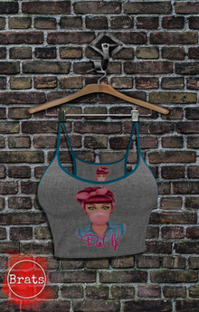 Second Life Marketplace - Brats - Spaguetti top - Pin Up - My Bubble Gum